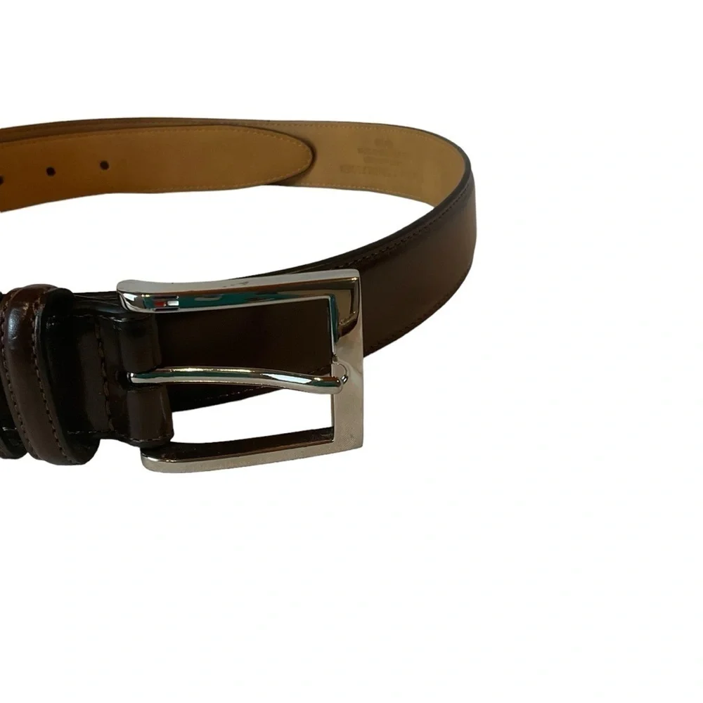 Tommy Hilfiger Brown Leather Belt Size 40